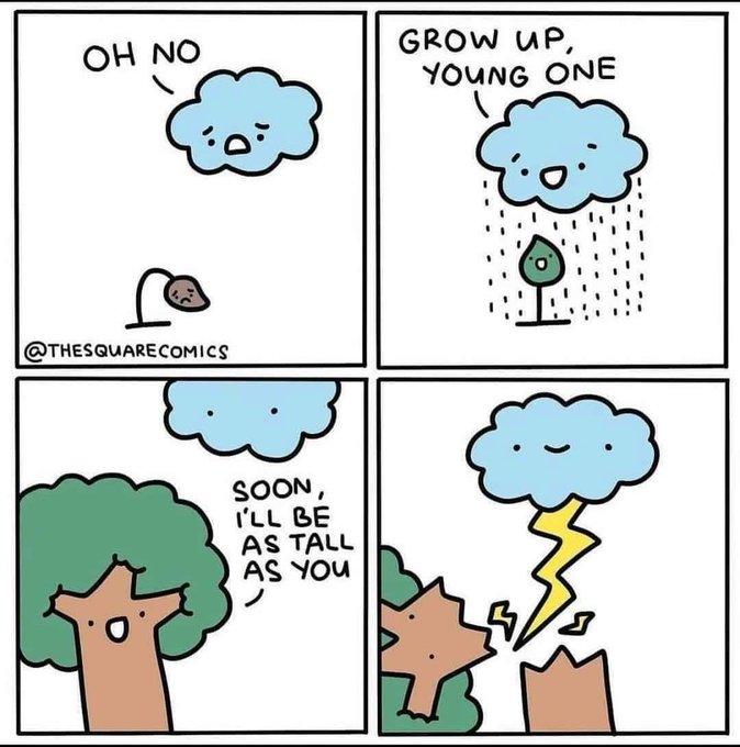 I'll be as tall as you