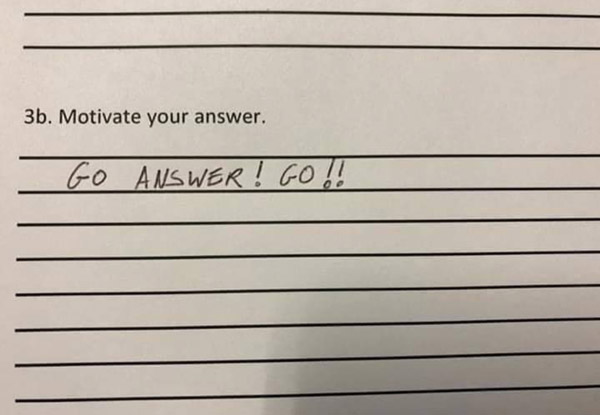 motivate your answer