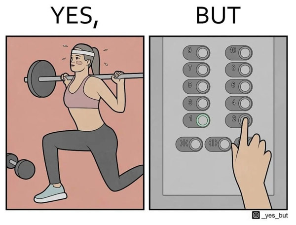 gym and elevator