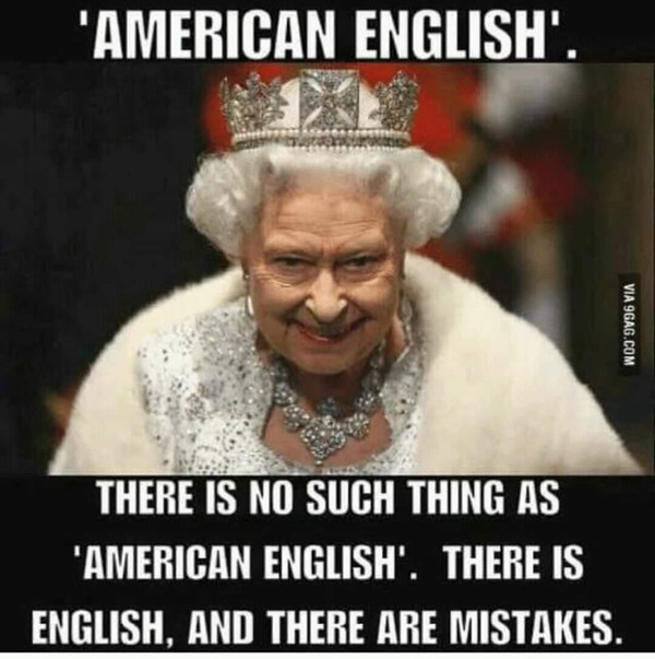 there is no such thing as american english