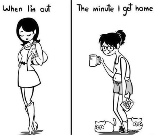 when I'm out