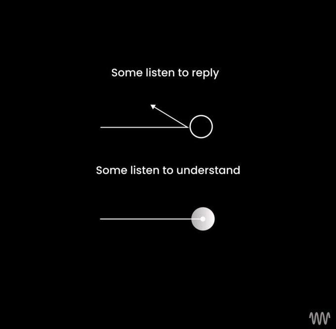 some listen to understand