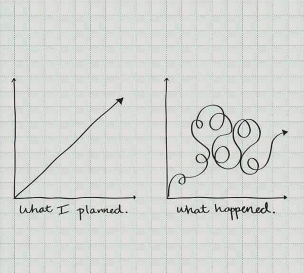 what I planned - what happened