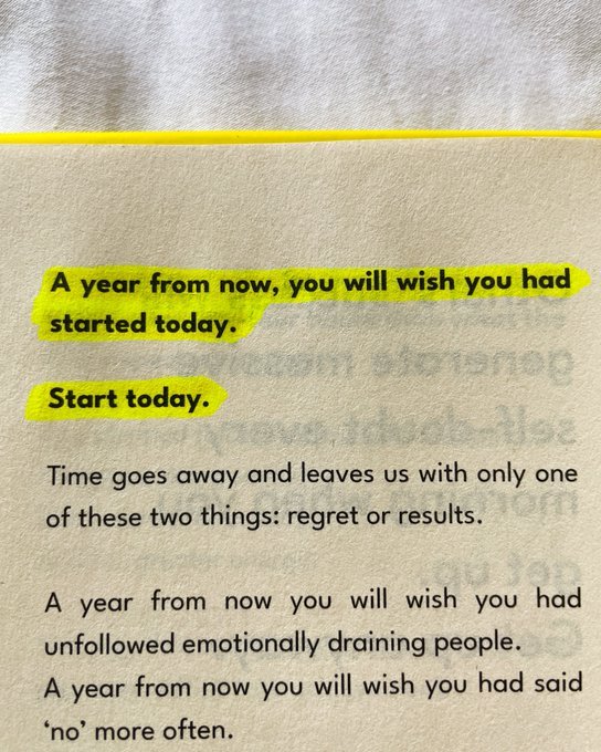 start today