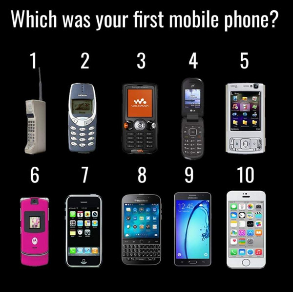 Which was your first mobile phone?