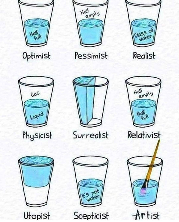 glass of water