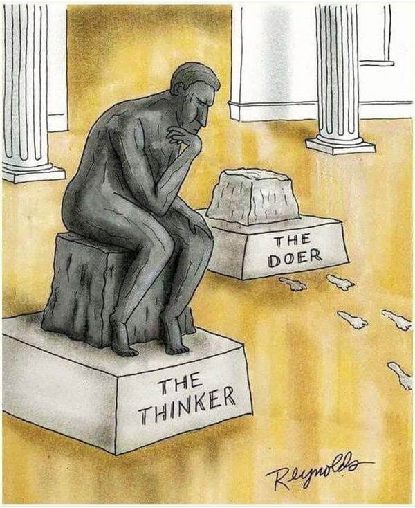 the doer - the thinker