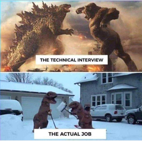 technical interview - actual job
